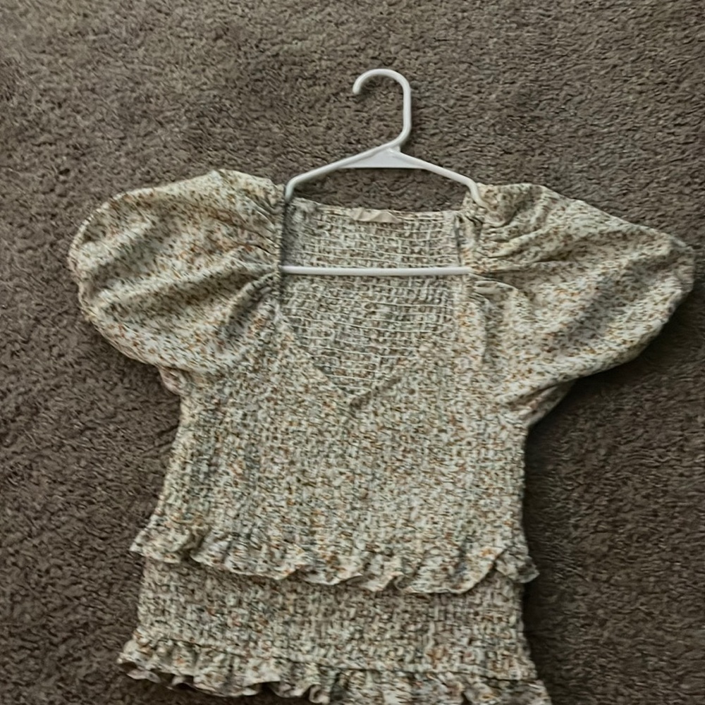 Altairt state cropped floral top